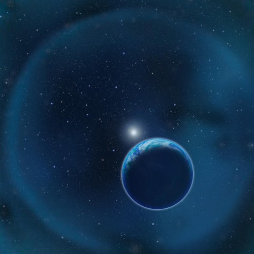 la Terra attorno a una nana bianca