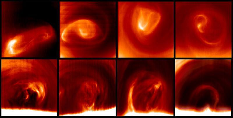 il vortice al polo sud di Venere