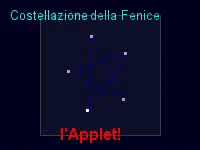 l'applet java della costellazione