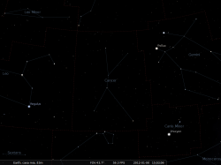 la costellazione del Cancro