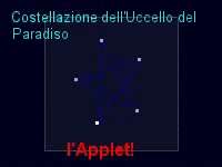 l'applet 3D della costellazione