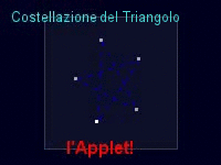 l'applet 3D della costellazione