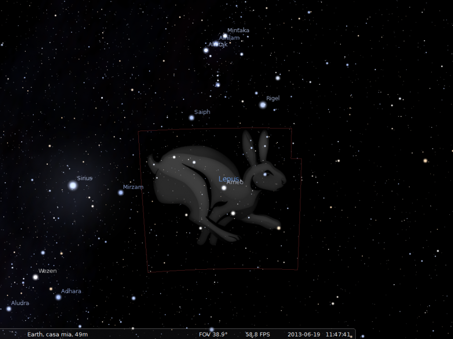 La costellazione della Lepre