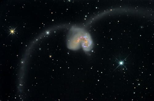 le galassie $NGC$ 4038 e $NGC$ 4039: le Antennae Galaxies
