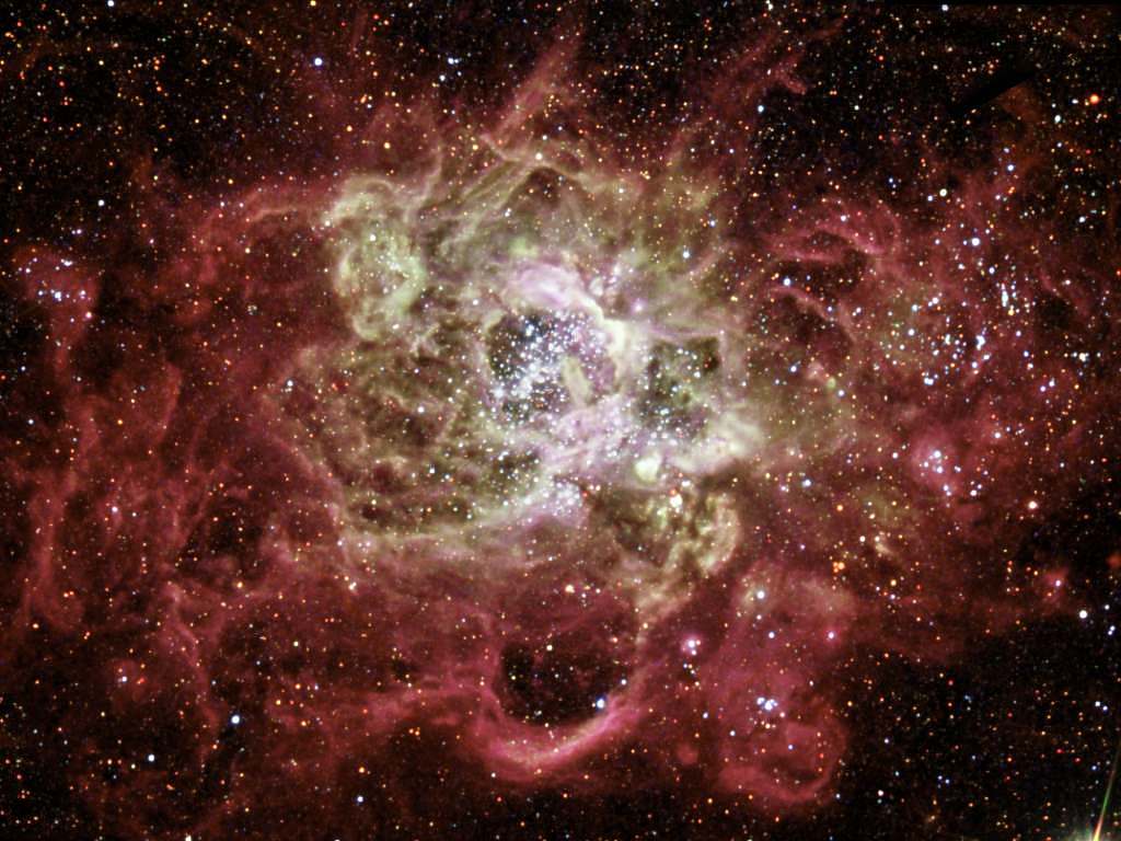 Как выглядит картинка. Туманность NGC 604. Галактика i Zwicky 18. NGC 604 огромная звёздообразующая туманность в галактике треугольника. Космос на самом деле.