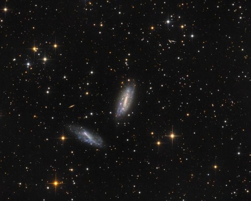 le galassie a spirale $NGC$ 672 e IC 1727