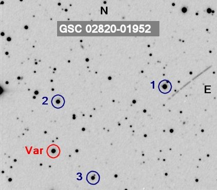 GSC 02820-01952 - cartina di riferimento