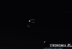 Congiunzione Luna - Venere, giorno 26 ore 5 Congiunzione Luna - Venere, giorno 26 ore 5