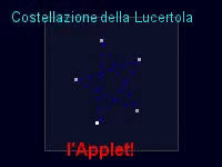 l'applet 3D della costellazione