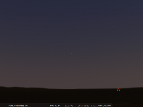 Phobos visto da Marte
