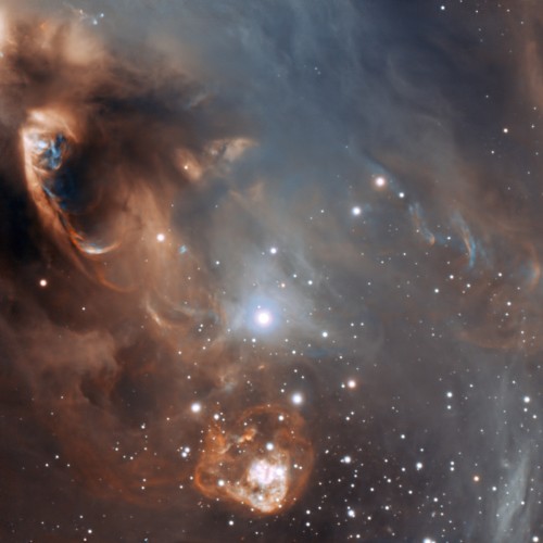la reflection/emission nebula $NGC$ 6729