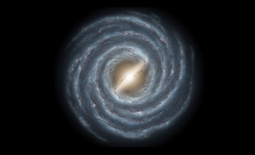 La struttura della Via Lattea (rappresentazione artistica) presto potrebbe essere meglio. Credit: NASA/JPL