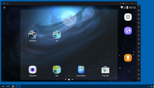 schermata 1440 x 900 del mio tablet virtuale