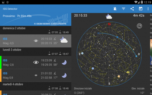 mappa stellare decisamente più ricca e dettagliata