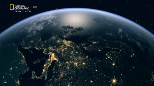 l'Europa vista dalla ISS con in primo piano l'Italia