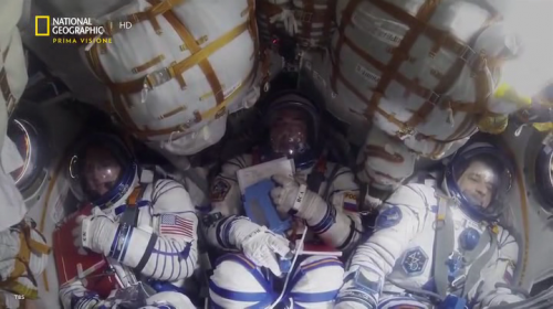 la capsula di rientro alla Terra dalla ISS