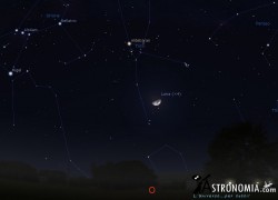 Congiunzione Luna - Pleiadi, giorno 4 ore 23