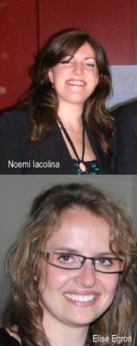 Noemi Iacolina (in alto) ed Elise Egron (in basso), le due ricercatrici cagliaritane del team autore della scoperta