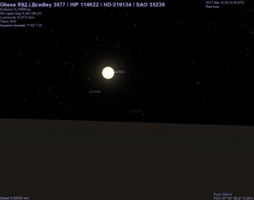 hd 219134 vista dal pianeta d