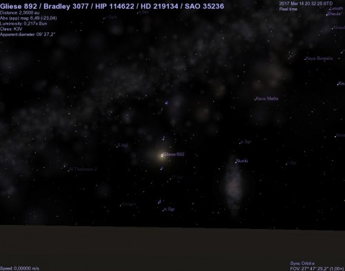 hd 219134 vista dal pianeta e