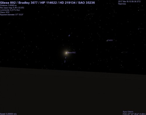 hd 219134 vista dal pianeta h