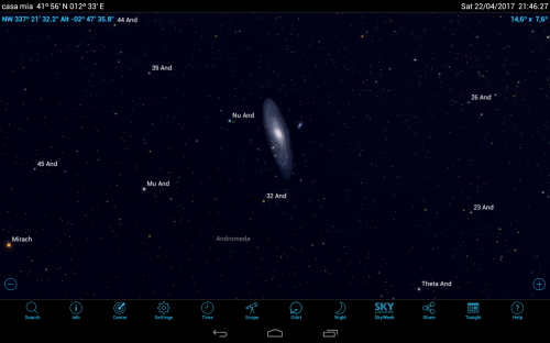 la galassia di Andromeda, M31
