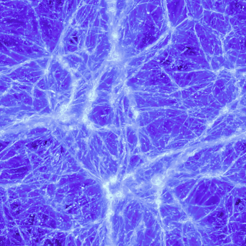 Campo magnetico intergalattico prodotto da Franco Vazza e rielaborato da Vazza F., Brüggen M., Gheller C., Wang P., 2014, Mnras, 445, 3706-3722