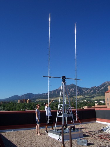 Ground station Csswe. Crediti: Università del Colorado a Boulder