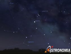 Congiunzione Luna - Saturno, giorno 11 ore 6