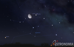 Congiunzione Luna - Saturno, giorno 5 ore 2