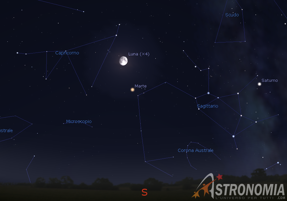Il cielo del mese - Pagina 4 Congiunzione-luna-marte-giorno-23-ore-23