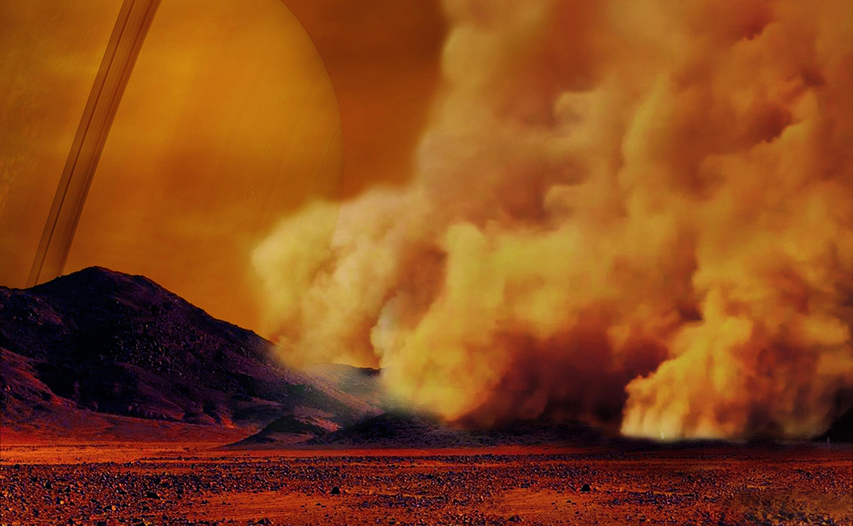 Tempeste di sabbia su Titano