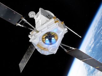 Rappresentazione artistica per BepiColombo_attorno alla Terra- Credit ESA