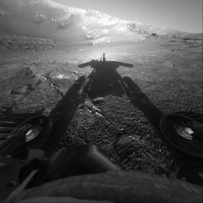 Opportunity NASA al sol 180 (26 luglio 2004)