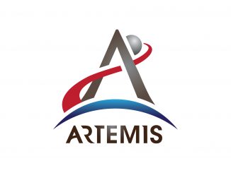 Il logo della missione Artemis