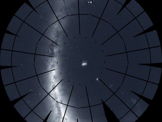 Il cielo australe di TESS- Credit Goddard Space Flight Center della NASA