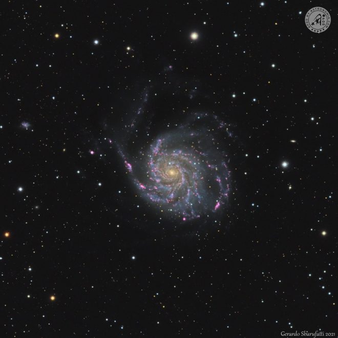 M101 – UNA GIRANDOLA NELL’ORSA MAGGIORE - Gerardo Sbarufatti - vincitore APOD del 13 Maggio 2021