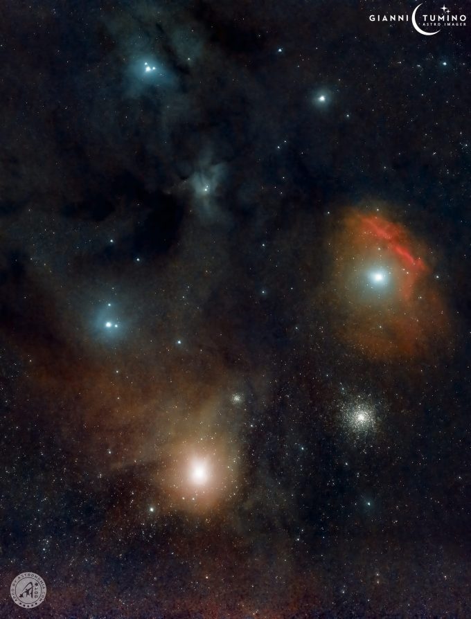 Regione di Antares - Credits: Gianni Tumino - vincitore APOD 11 aprile 2022
