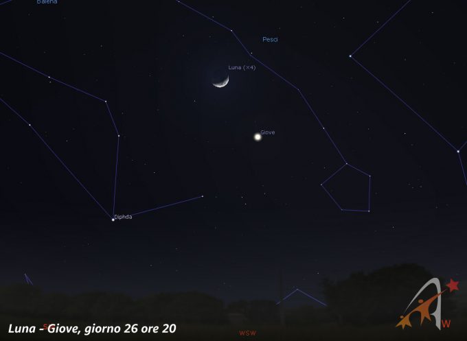 Luna - Giove, giorno 26 ore 20