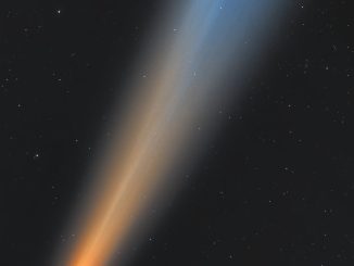 La cometa Tsuchinshan-ATLAS ripresa dall’Etna il 14 ottobre 2024, Piano Vetore – 1750 m. a.s.l.