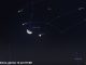 Congiunzione Luna - Giove, giorno 14 ore 01:00